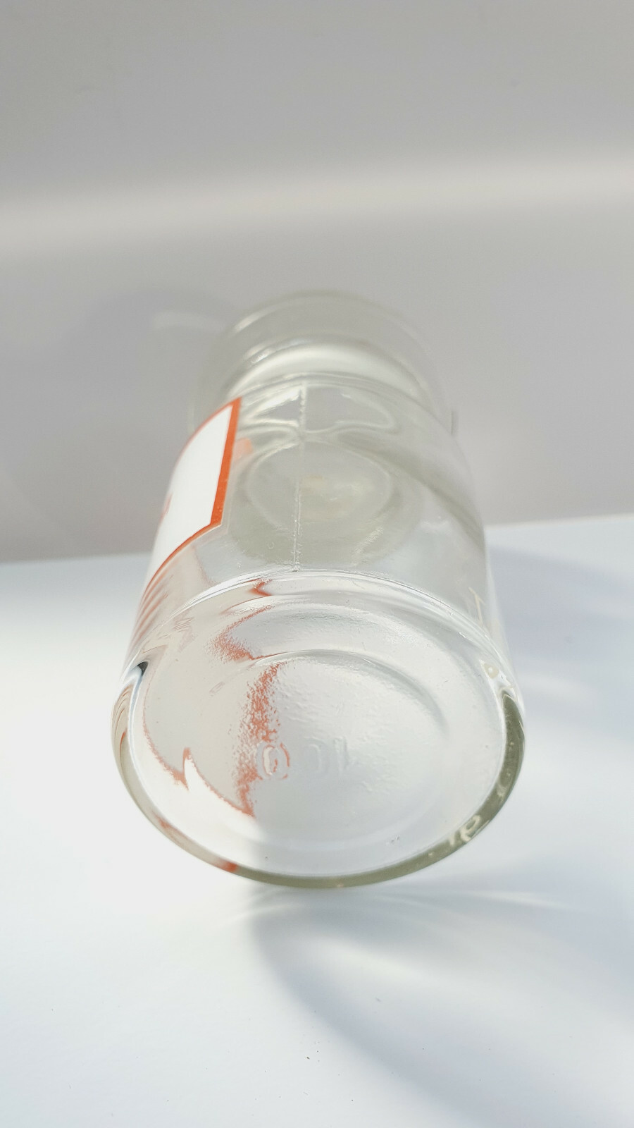 COFFEINUM, Vintage Glass Apothecary Pharmacy Clear Jar, 100 ml, with Cap