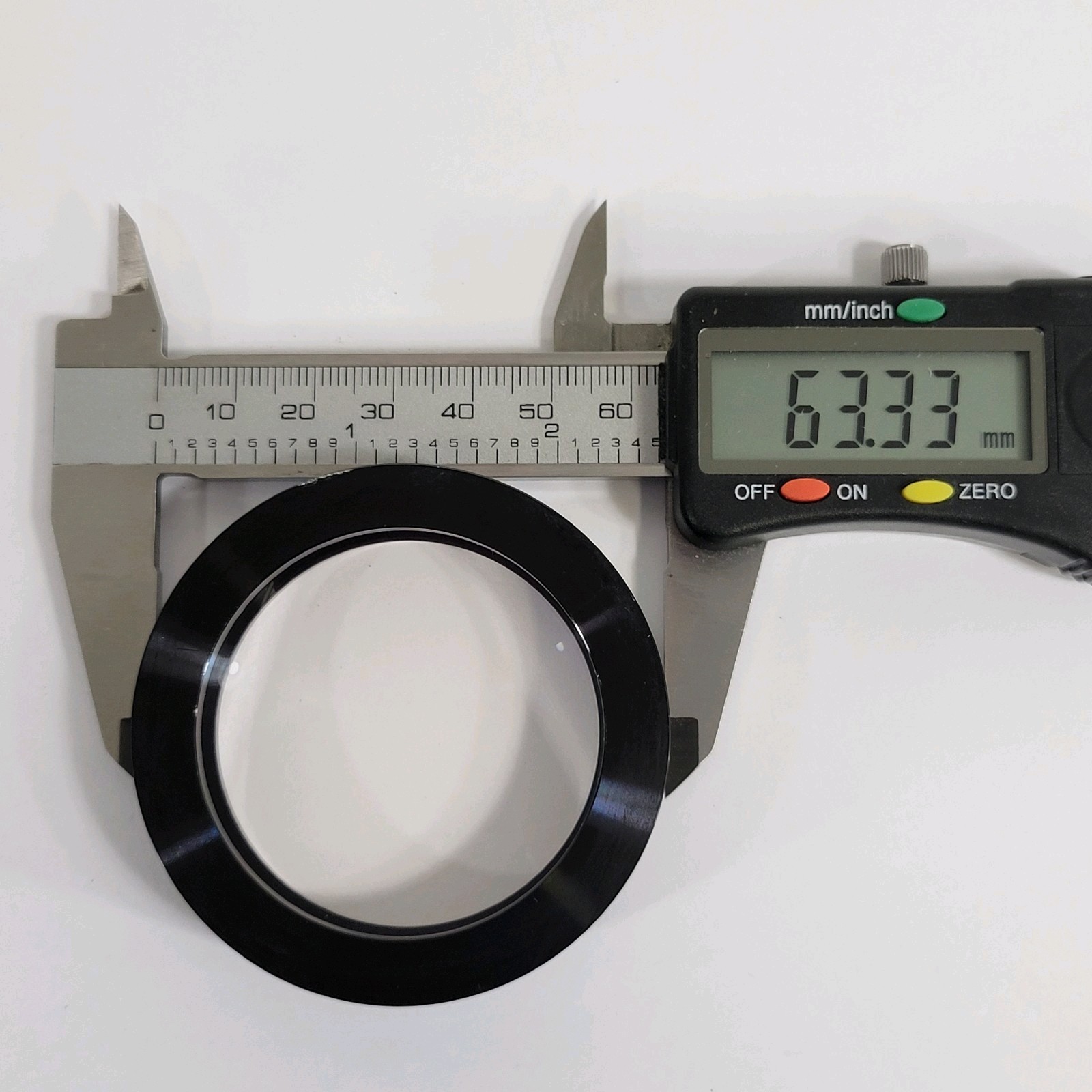 Melles Griot f/211mm 26mm Circular Convex Lens For Optical Applications