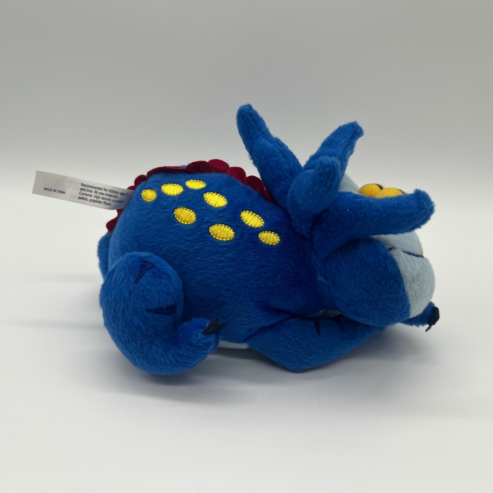 Protonix Pharmaceutical Promo Plush Dragon Mascot Blue 40mg Advertising Toy