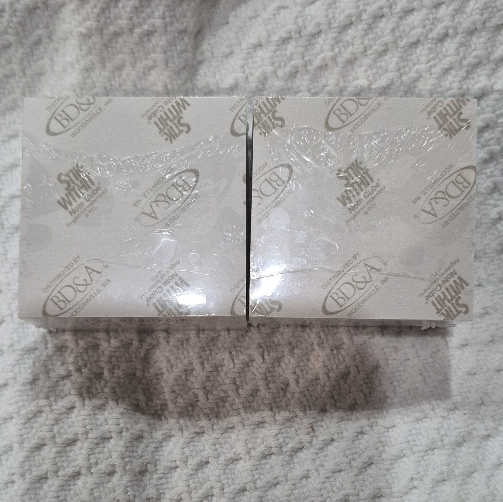 Evista Raloxifene HCl Note Cubes Sealed In Plastic Drug Rep Pharmaceutical