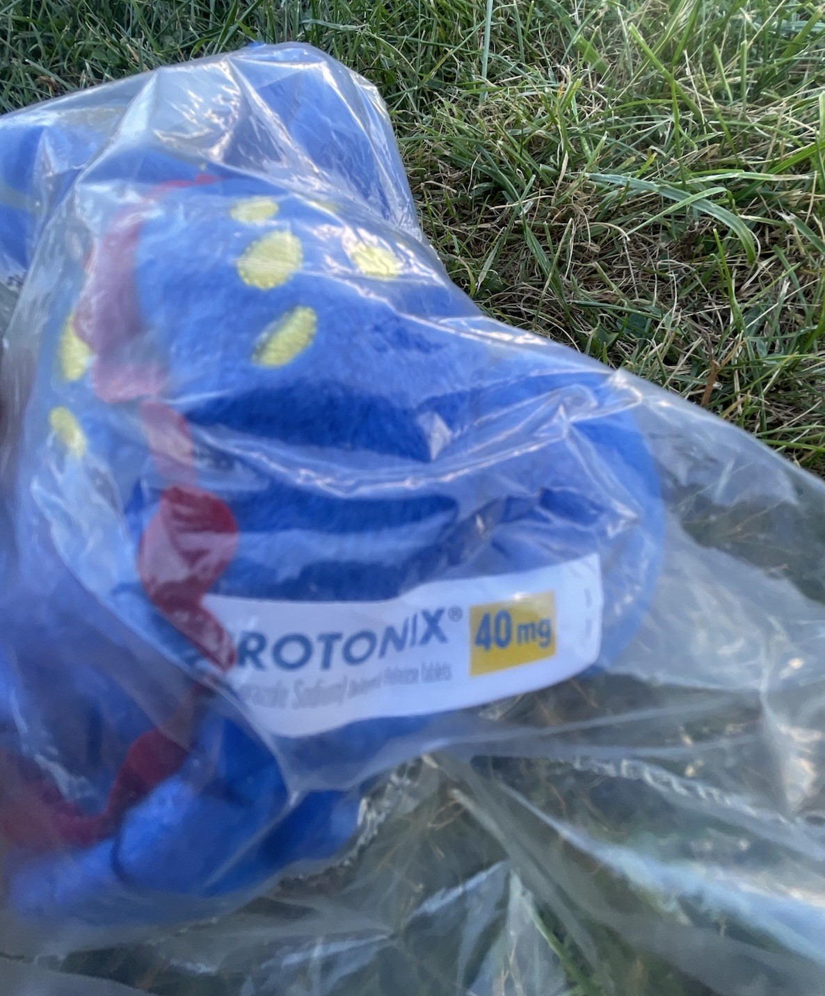 Protonix Gerdie Plush Promotional Pharmaceutical Drug Advertising NOS Sealed