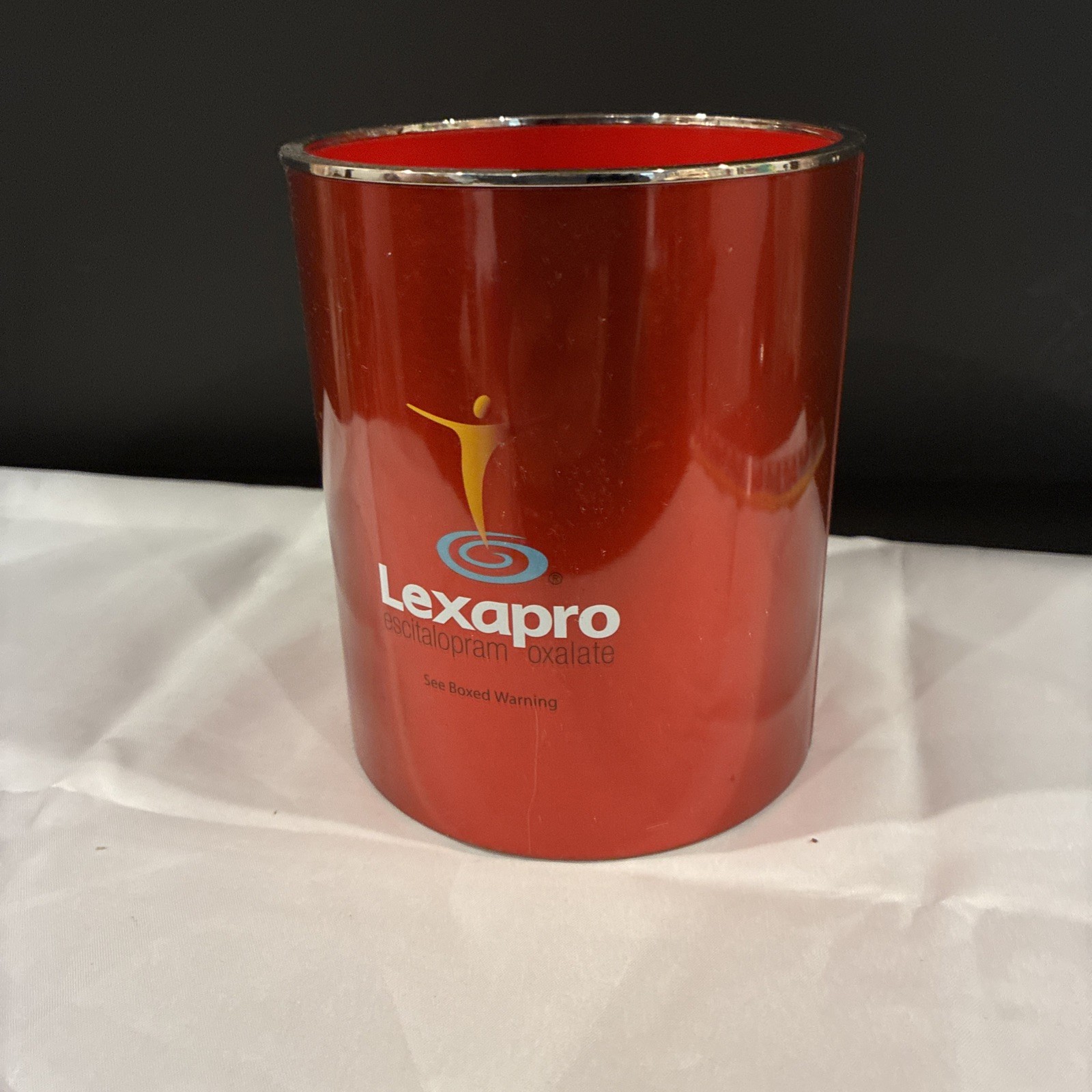 Lexapro Antidepressant Advertising Medical Canister Pen Holder