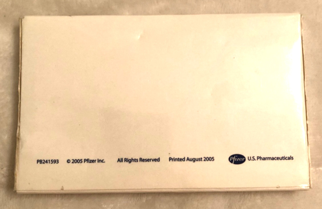Lyrica Page Flags/Tabs w/ Dispenser Pfizer Pharmaceutical Sales Rep Merch Rare