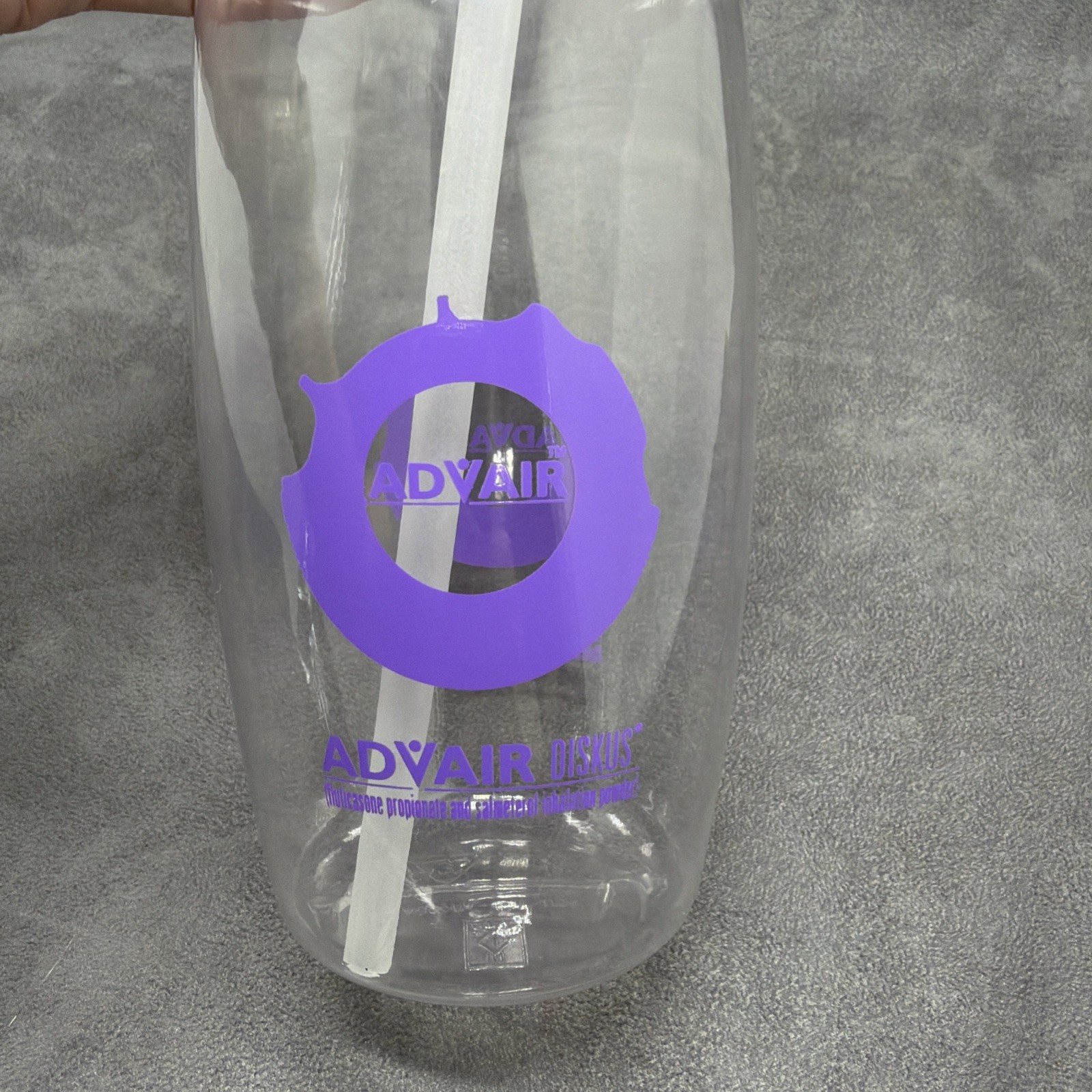 ADVAIR DISKUS Drug Pharmaceutical Rep Clear Water Bottle