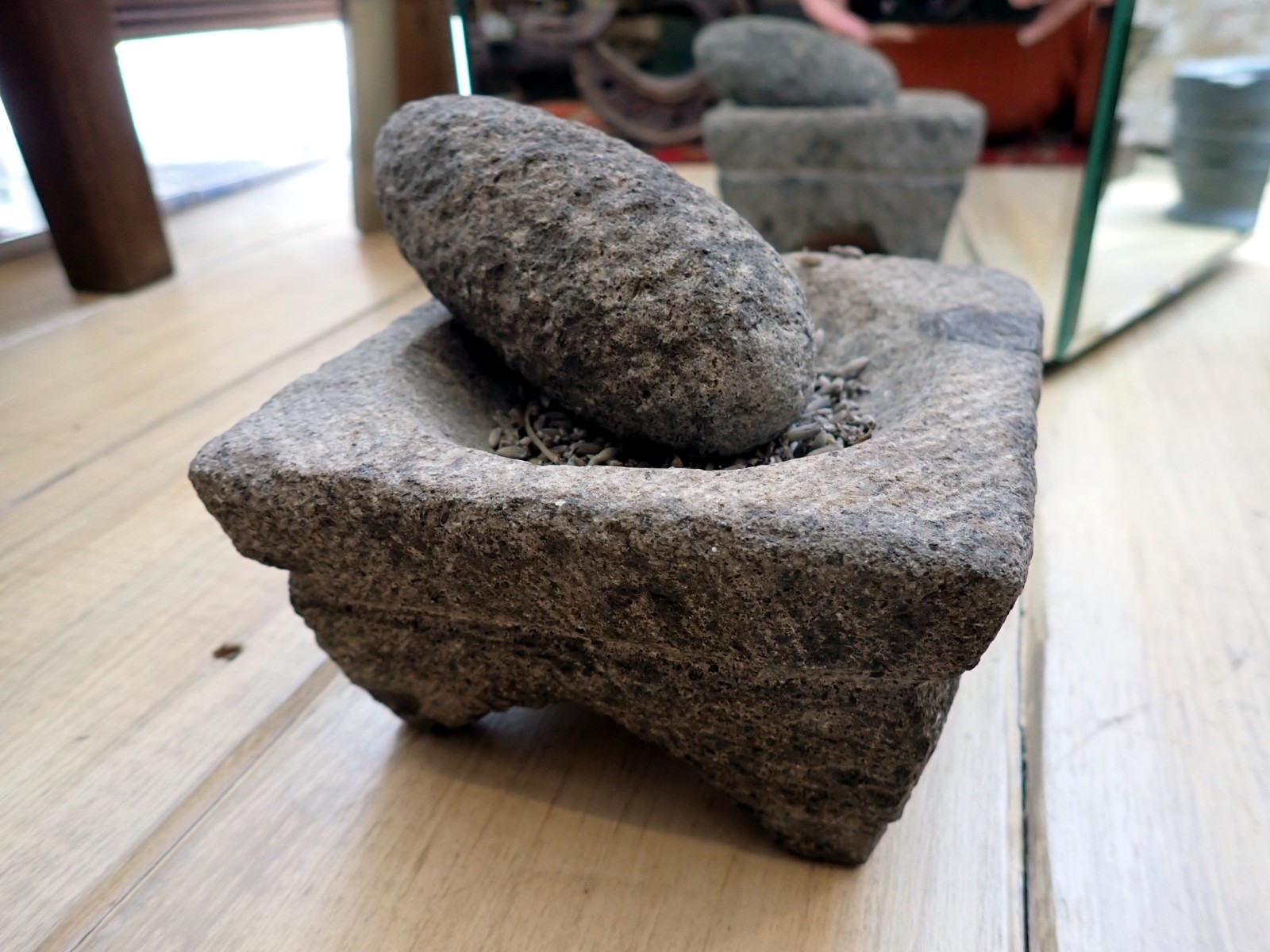 Mapuche Stone Mortar Pestle Tranantrapiwe Chile Argentina Old Rare Trananchadiwe