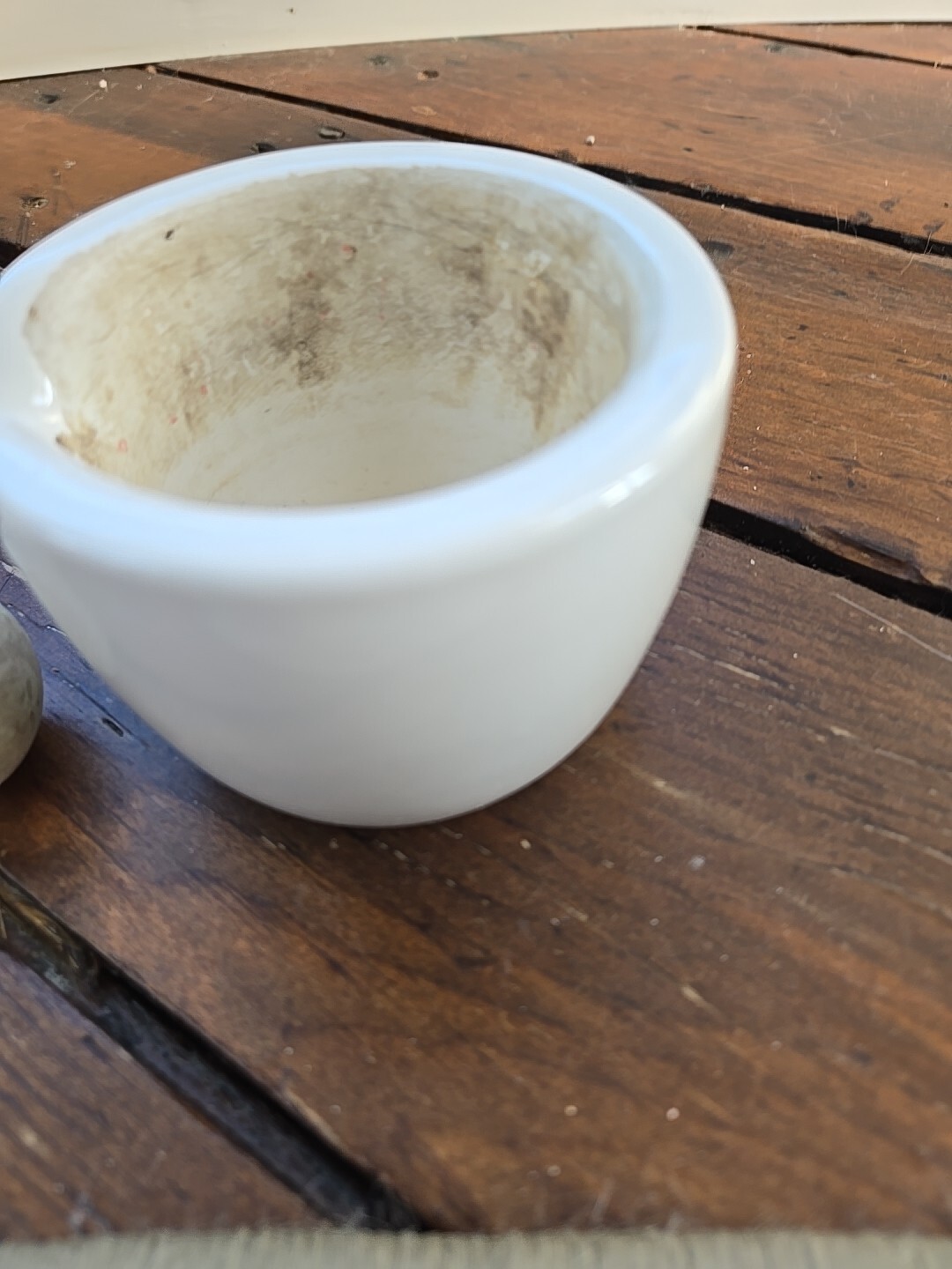 VINTAGE COORS USA POTTERY MORTAR AND PESTLE SET School Chemistry Lab