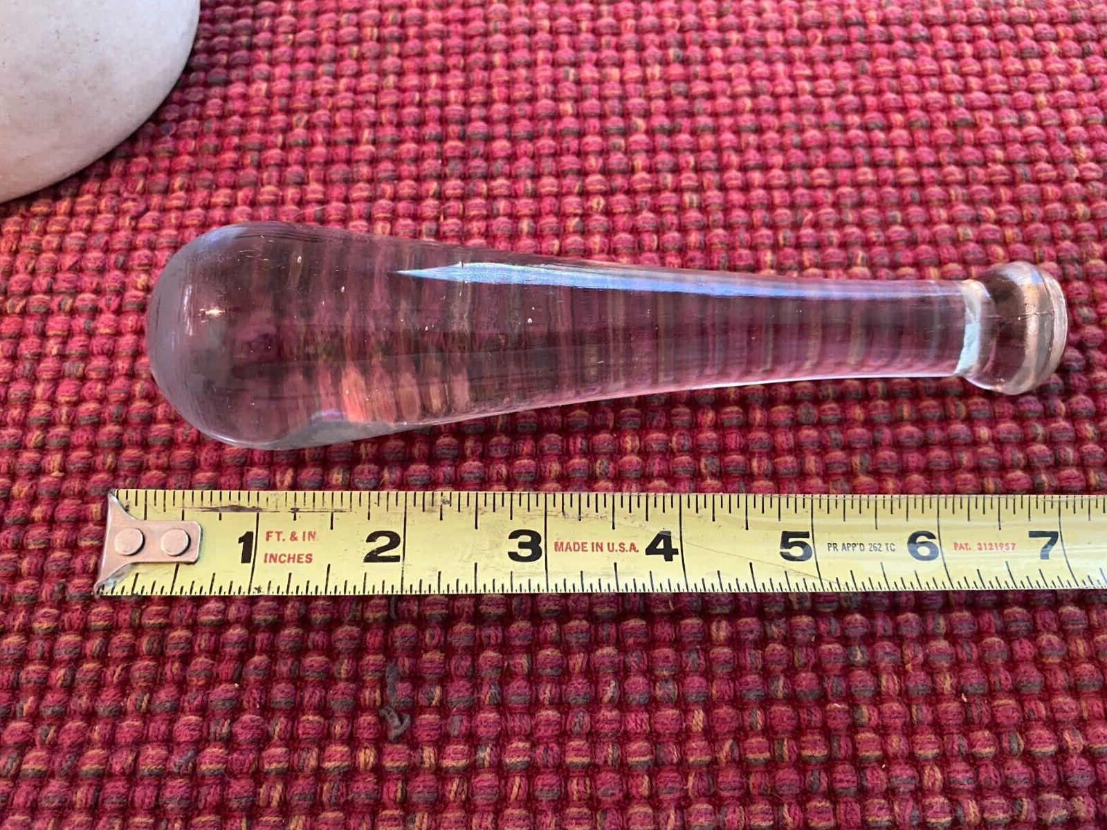 Vintage Standard Trenton Mortar #1 Acid Resisting & Solid Glass Pestle RX WOW!!!