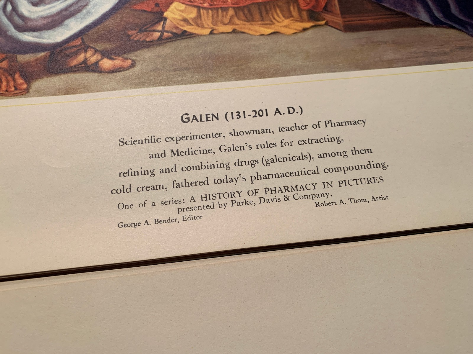 12 Parke Davis Drug Store Lithographs 1950’s A HISTORY OF PHARMACY IN PICTURES