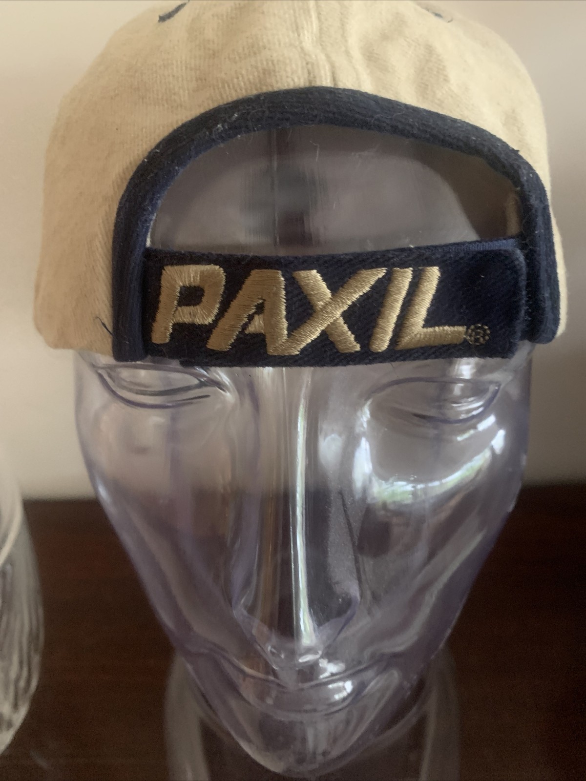 Paxil Baseball Cap Hat Rare Head Drug Rep Big Pharmaceutical