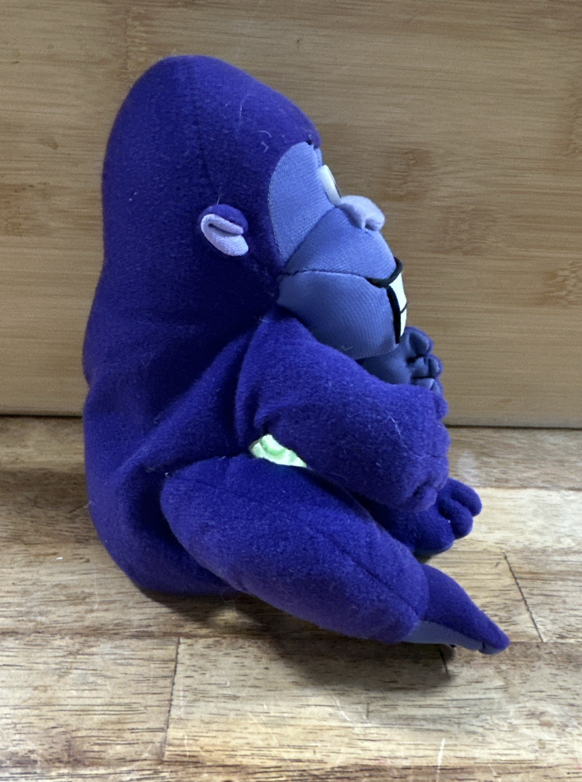 Vintage 2000 Zyrtec Purple Gorilla Plush Pharma Promo Toy Beanbag W/ Tush Tag