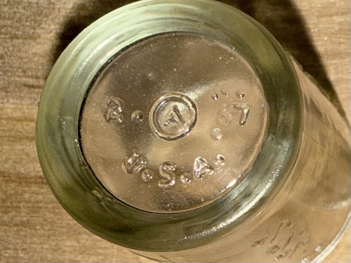 3 Armstrong Cork Glass Medicine Dose Measuring Cups w/Embossed Markings