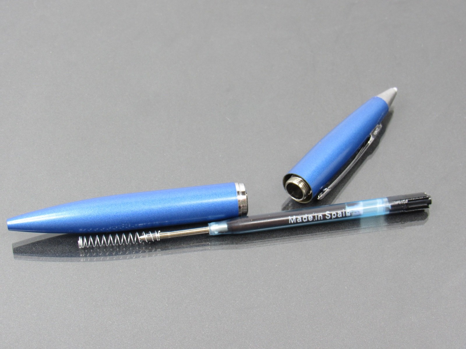 Metallic Blue Zoloft Metal Stylus PEN Drug Rep Pharmaceutical Promo Advertising