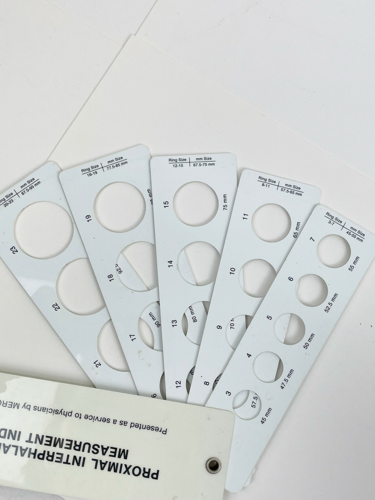 INDOCIN – PROXIMAL INTERPHALANGEAL JOINT MEASUREMENT INDICATOR – MERCK