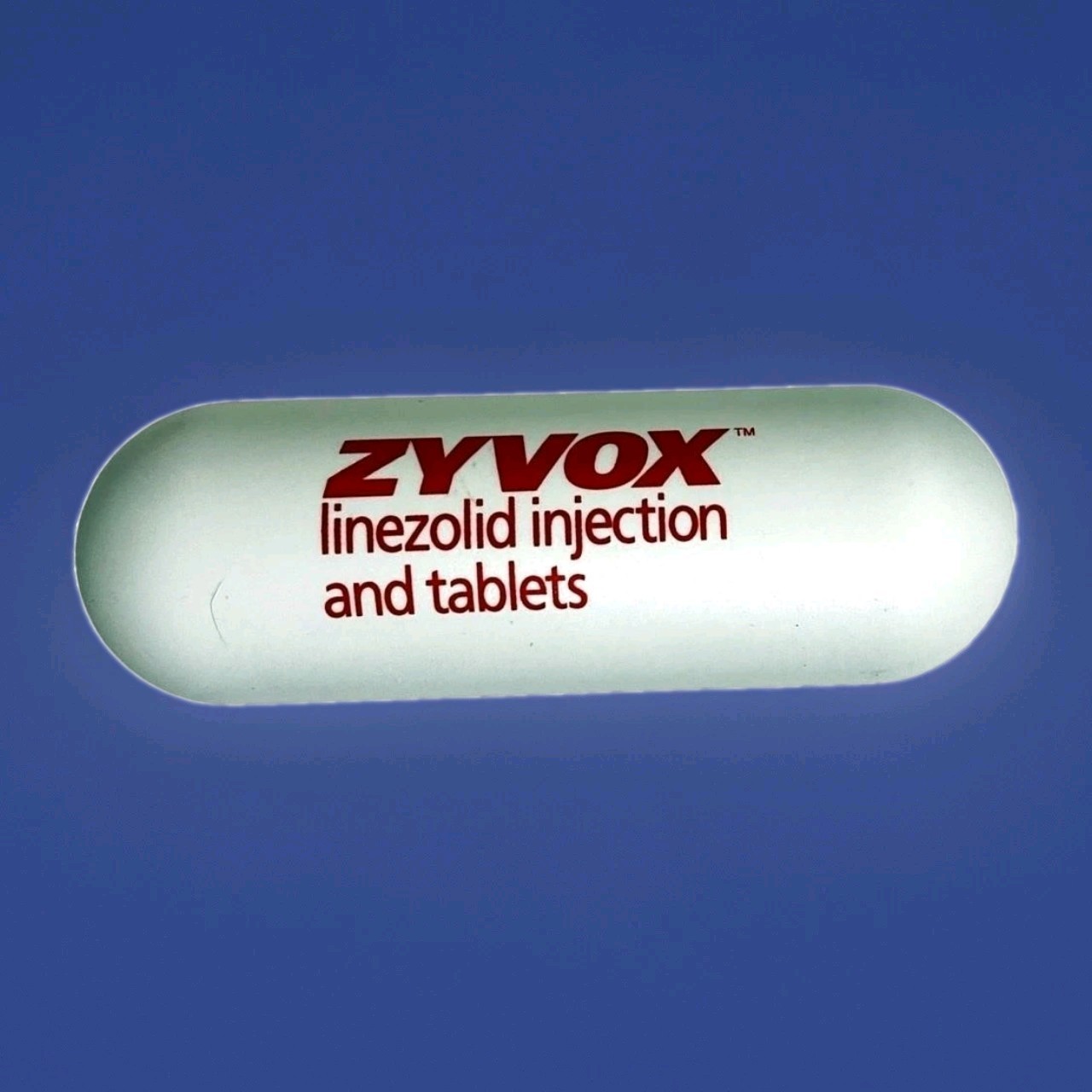 Vtg Zyvox Linezolid Pharmaceutical Drug Promo Capsule Electronic Letter Opener