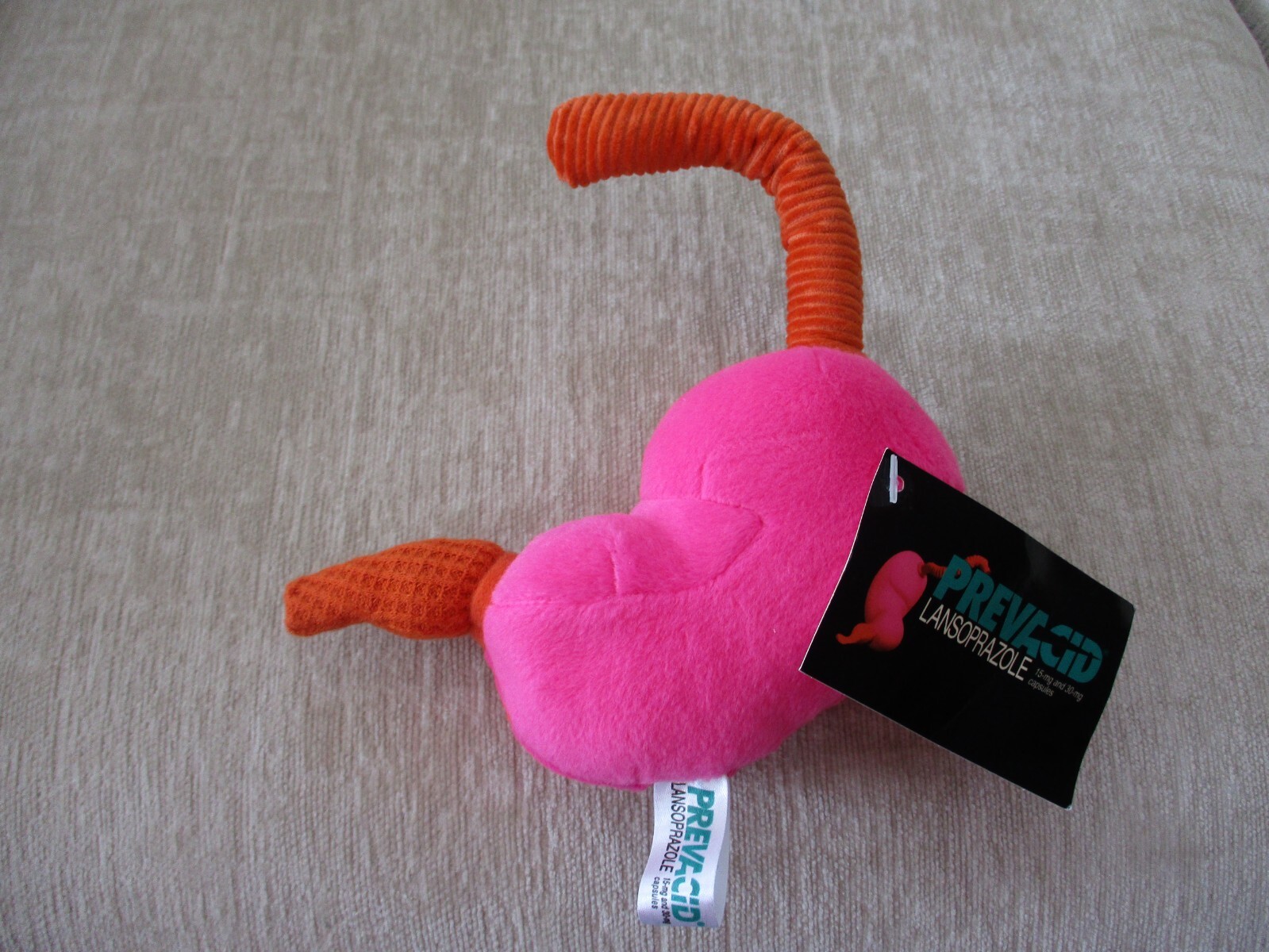 Prevacid Human Stomach Promotional Advertising Plush Drug Rep Promo Stuffed Toy