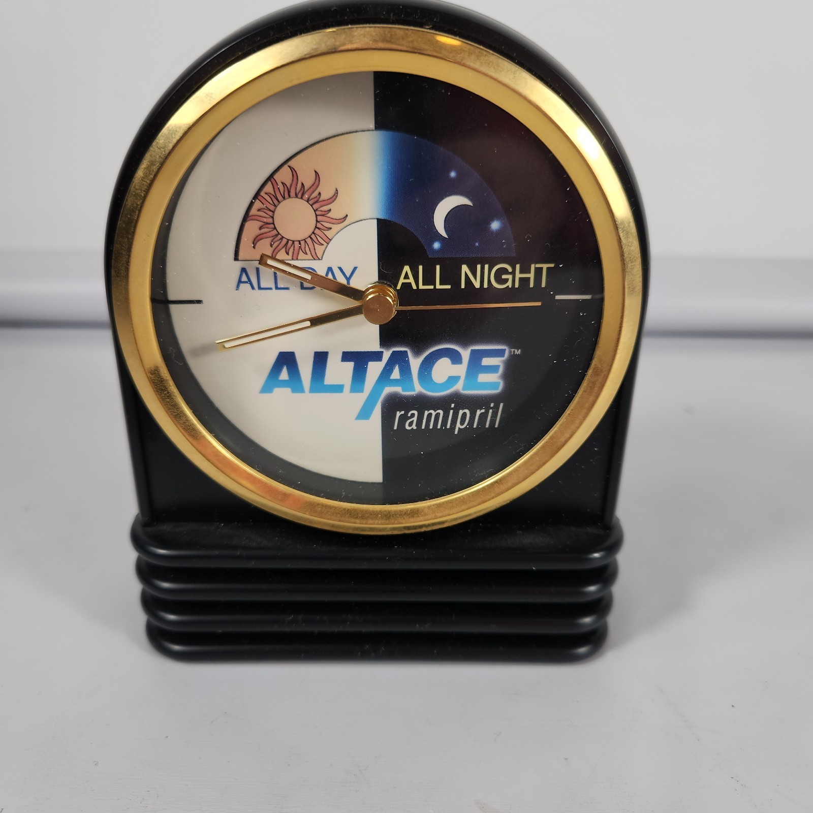 Vtg Altace Ramipril Clock Pharmaceutical Collectible Rx Drug Rep Promo 5″