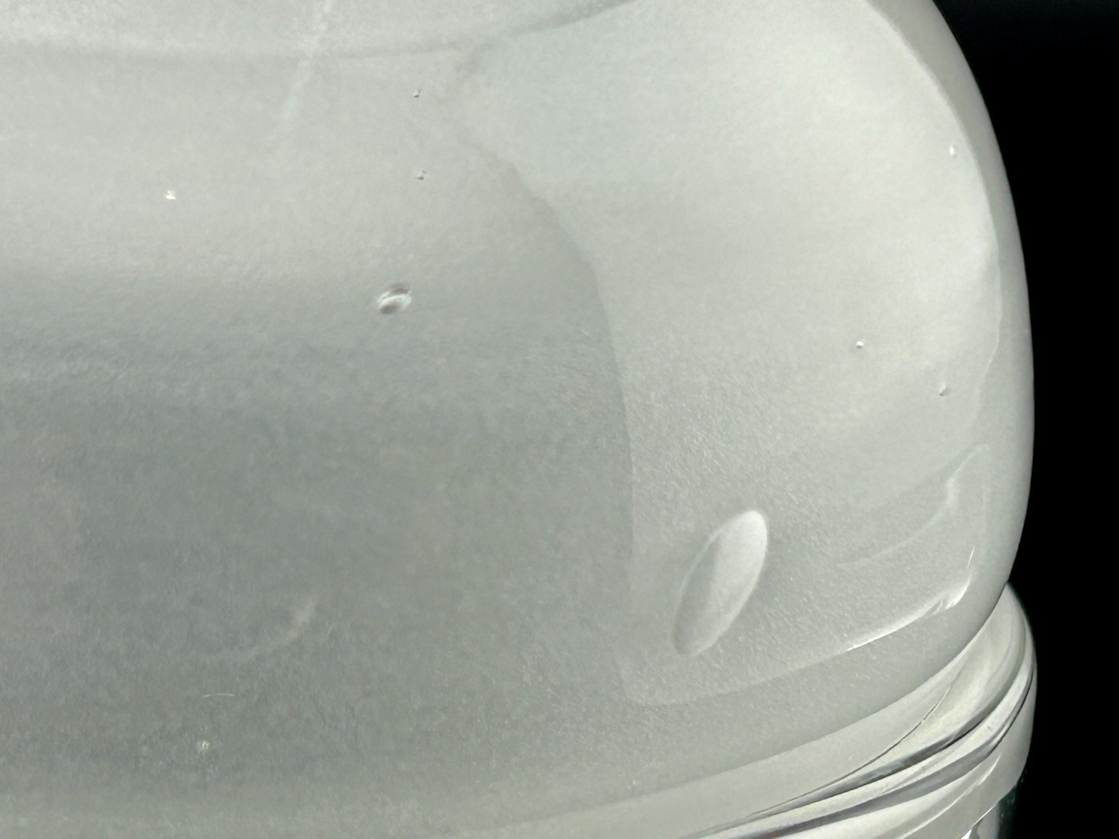 1940s Heavy Hand Blown Clear Glass Apothecary Mortar Pestle Pontil Pharmacy VTG