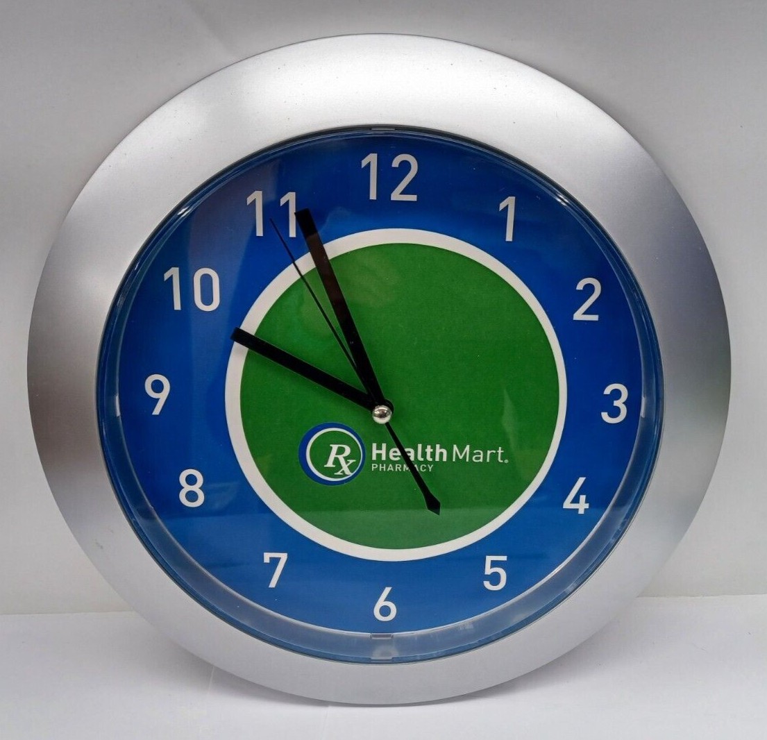 HealthMart Pharmacy McKesson 12″ Pharmaceutical Advertising Collectible Clock