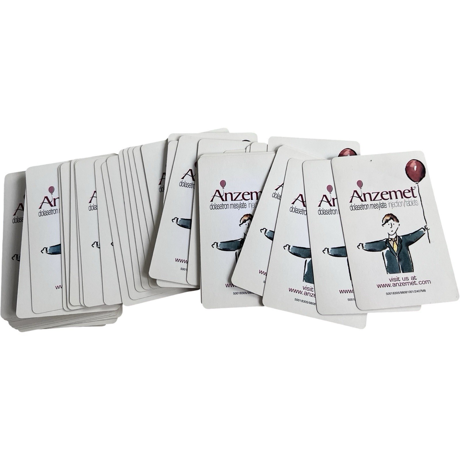 Discontinued Pharmaceutical Memorabilia Anzemet Playing Cards Advertising