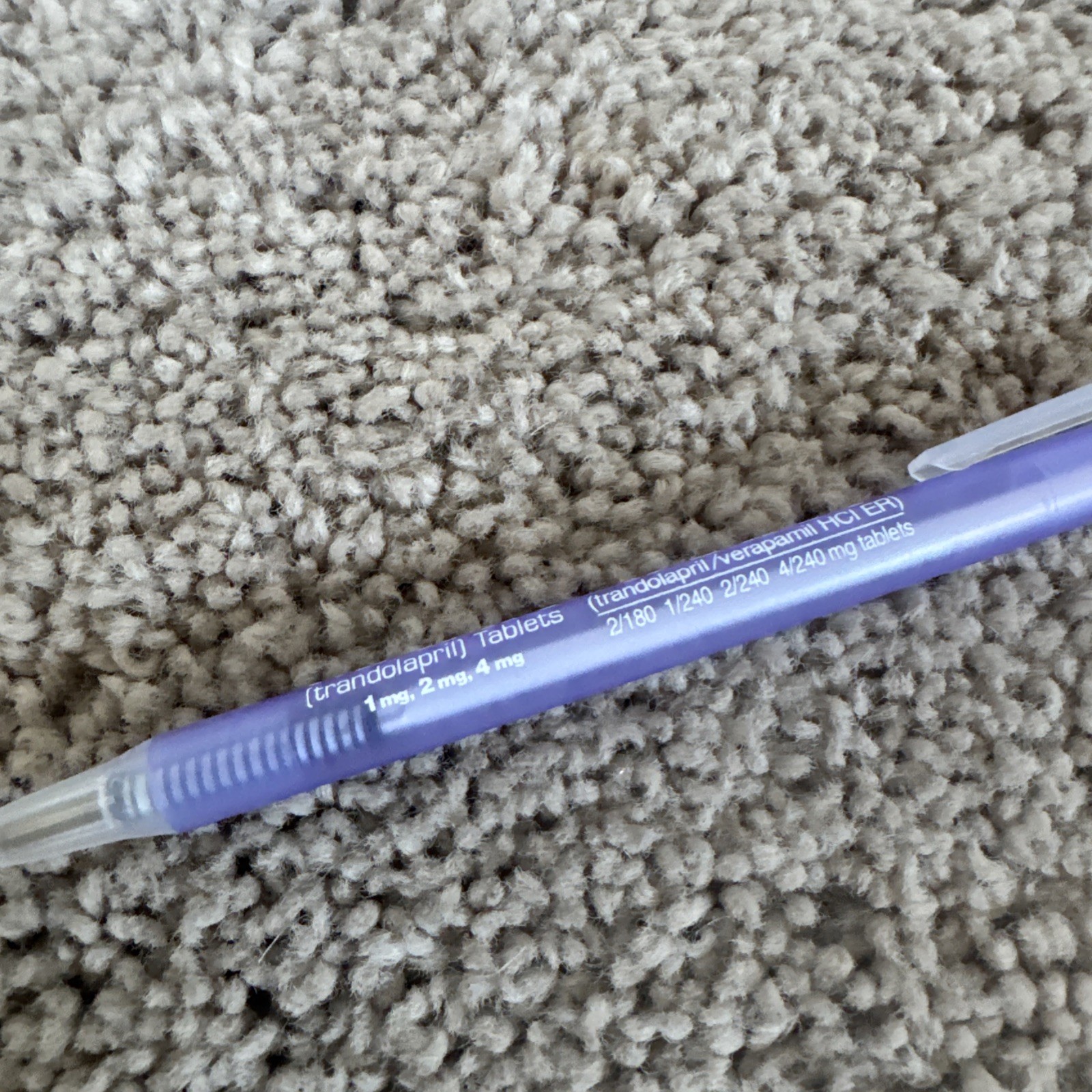 RARE Translucent MAVIK TARKA Pharmaceutical Drug Rep Pen