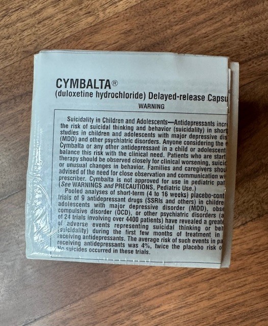 NEW Vintage Cymbalta Note Cube Pad Paper Drug Rep Pharmaceutical