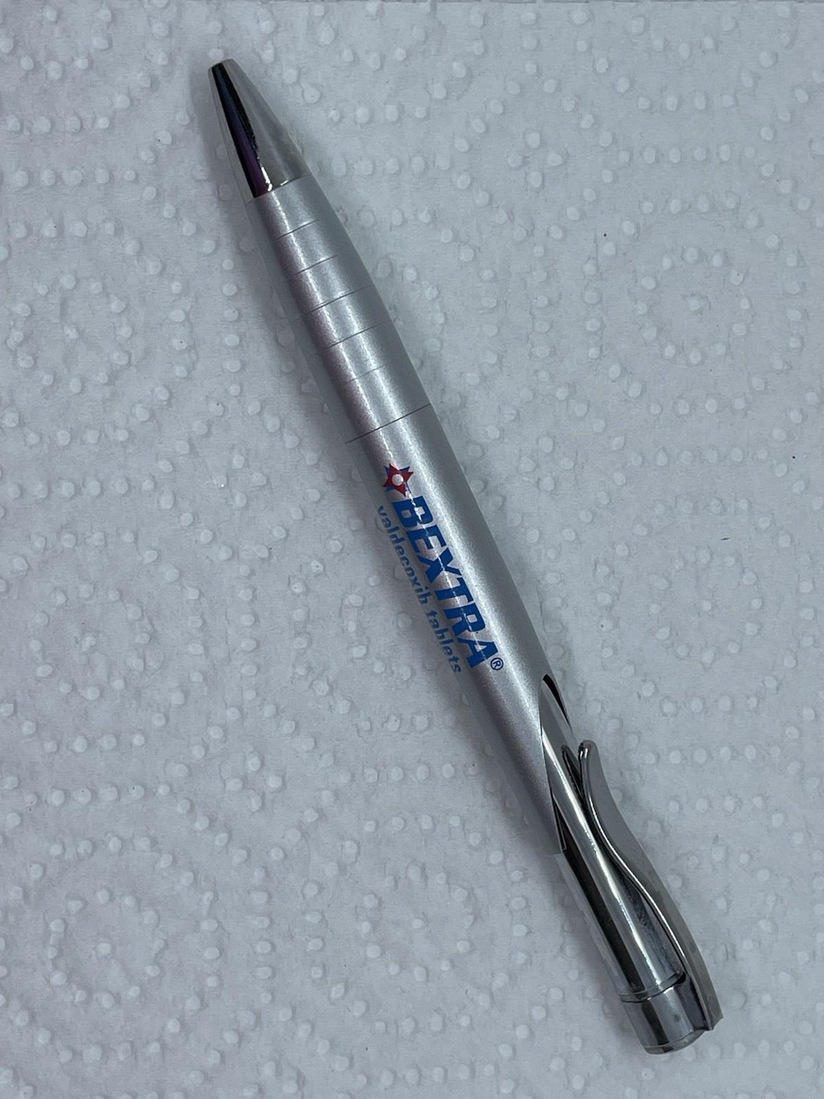 Drug Rep BEXTRA / CELEBREX Collectible Heavy Metal Pen Rare HTF Black Ink