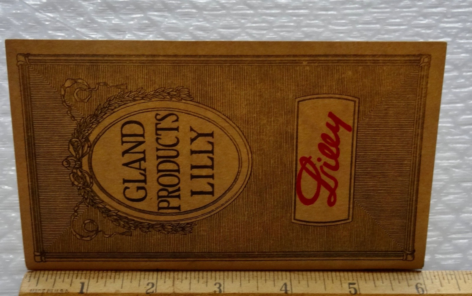 gLAND PRODUCTS PREPARATIONS ELI LILLY ENDOCRINOLOGY EARLY 1900’S BOOK neocurio