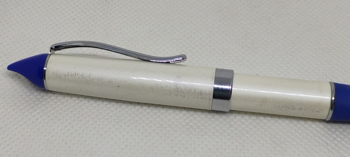 Vintage Pharmaceutical Drug Rep Pen CRESTOR Advertising Heavy Metal Twist Works