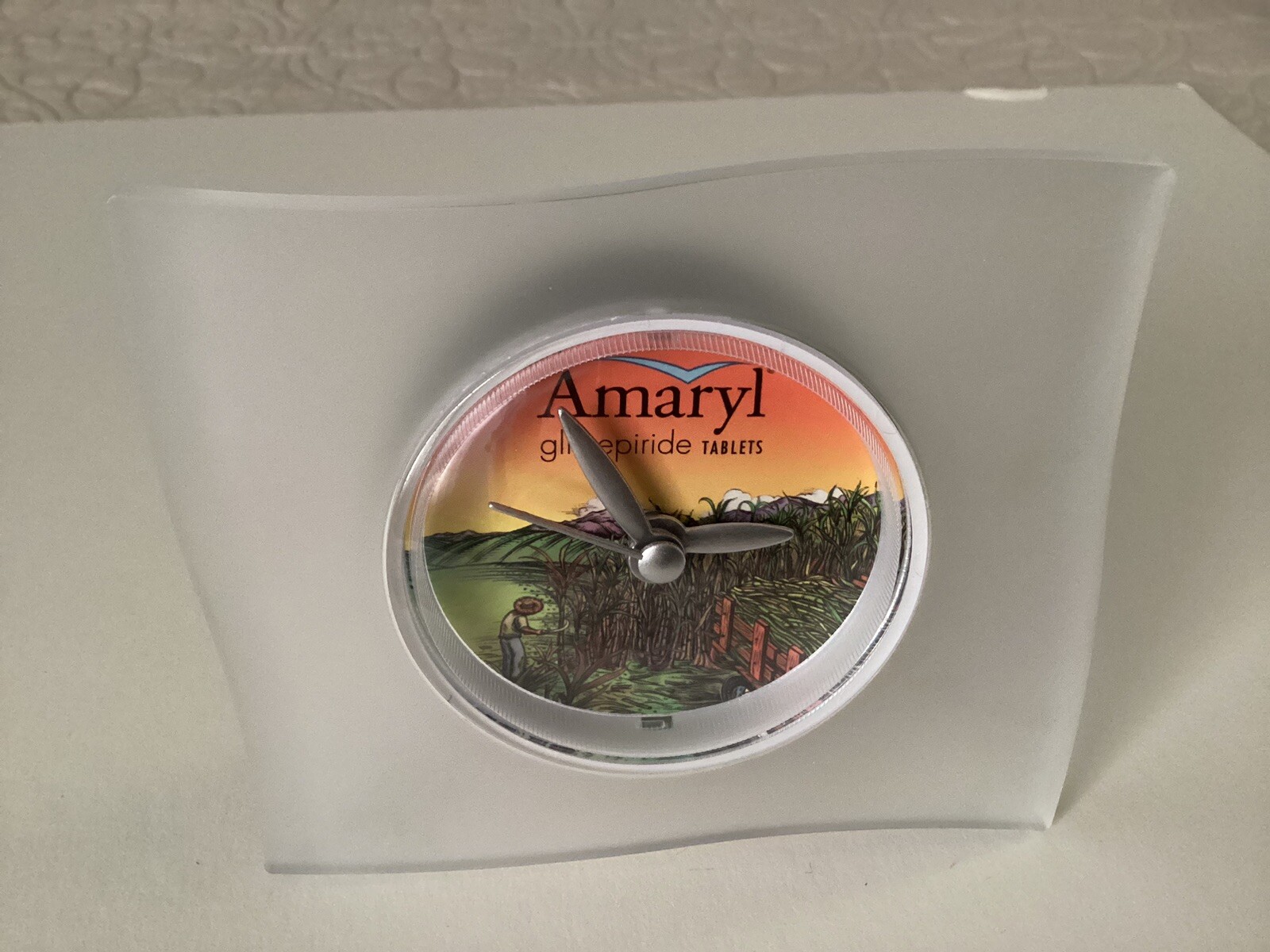 Amaryl glimepiride tablets Drug rep clock new in box works
