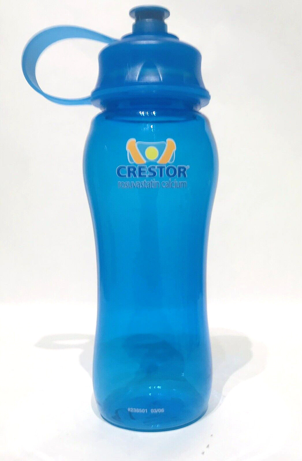 Drug Rep Crestor Pharmaceutical Water Drink Bottle Tumbler With Lid Plastic 9”