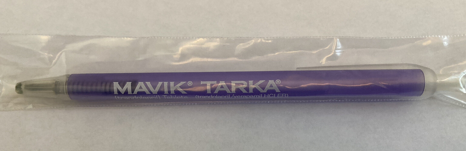 MAVIK TARKA Pharmaceutical Drug Rep Pen VERY RARE Advertising Collectible