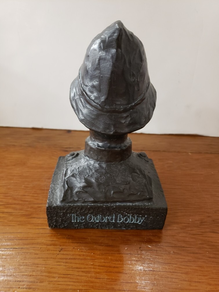 1977 Bristol Laboratories “The Oxford Bobby” Bust, Made of Resin