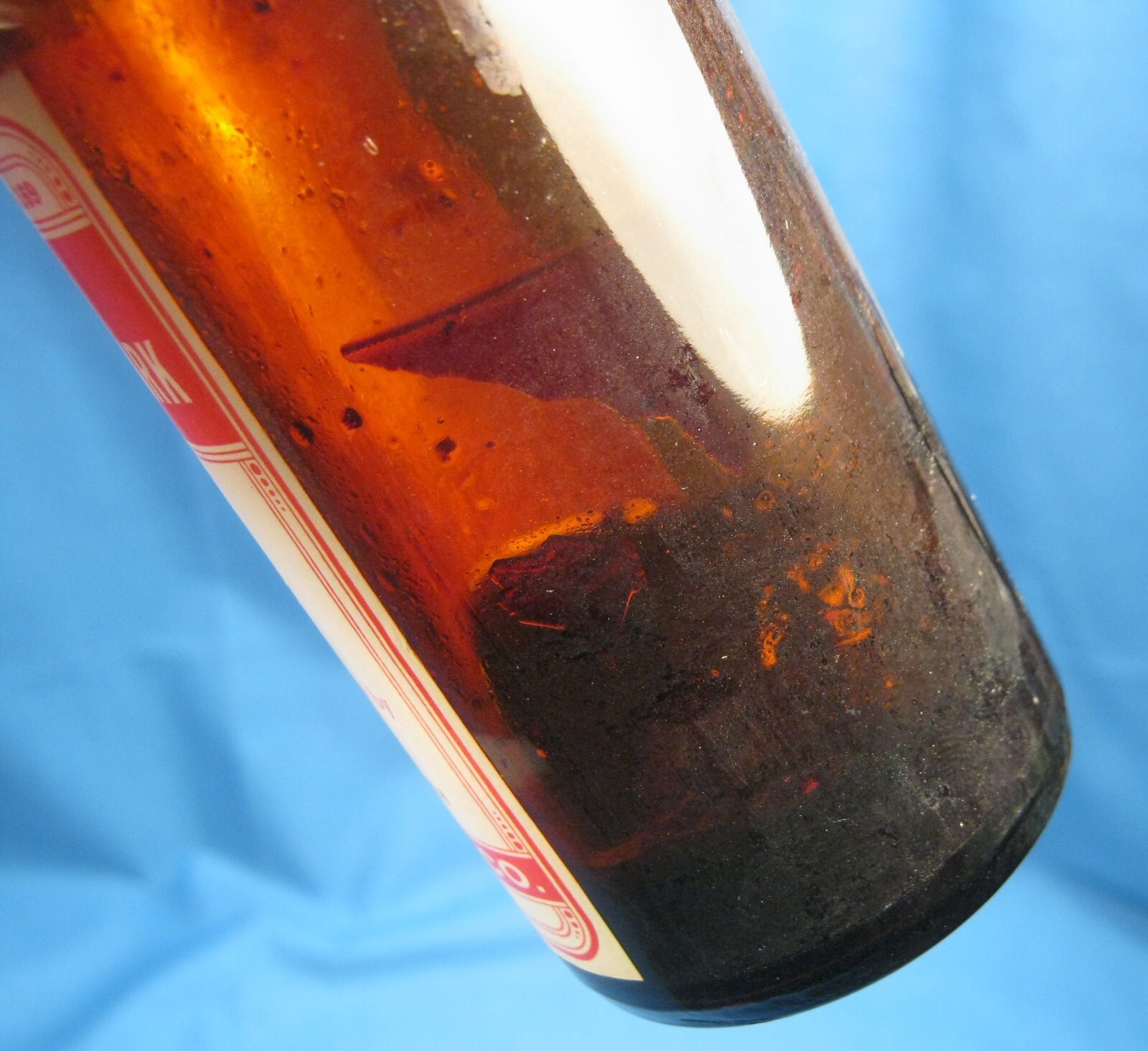 VINTAGE PARKE-DAVIS COTTON-ROOT BARK BOTTLE FREE SHIPPING W