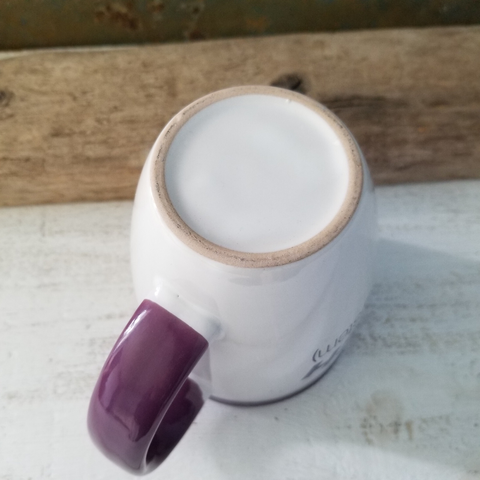 EXELON PATCH Coffee Cup Mug Pharmaceutical Promo Advertising White Purple 16oz