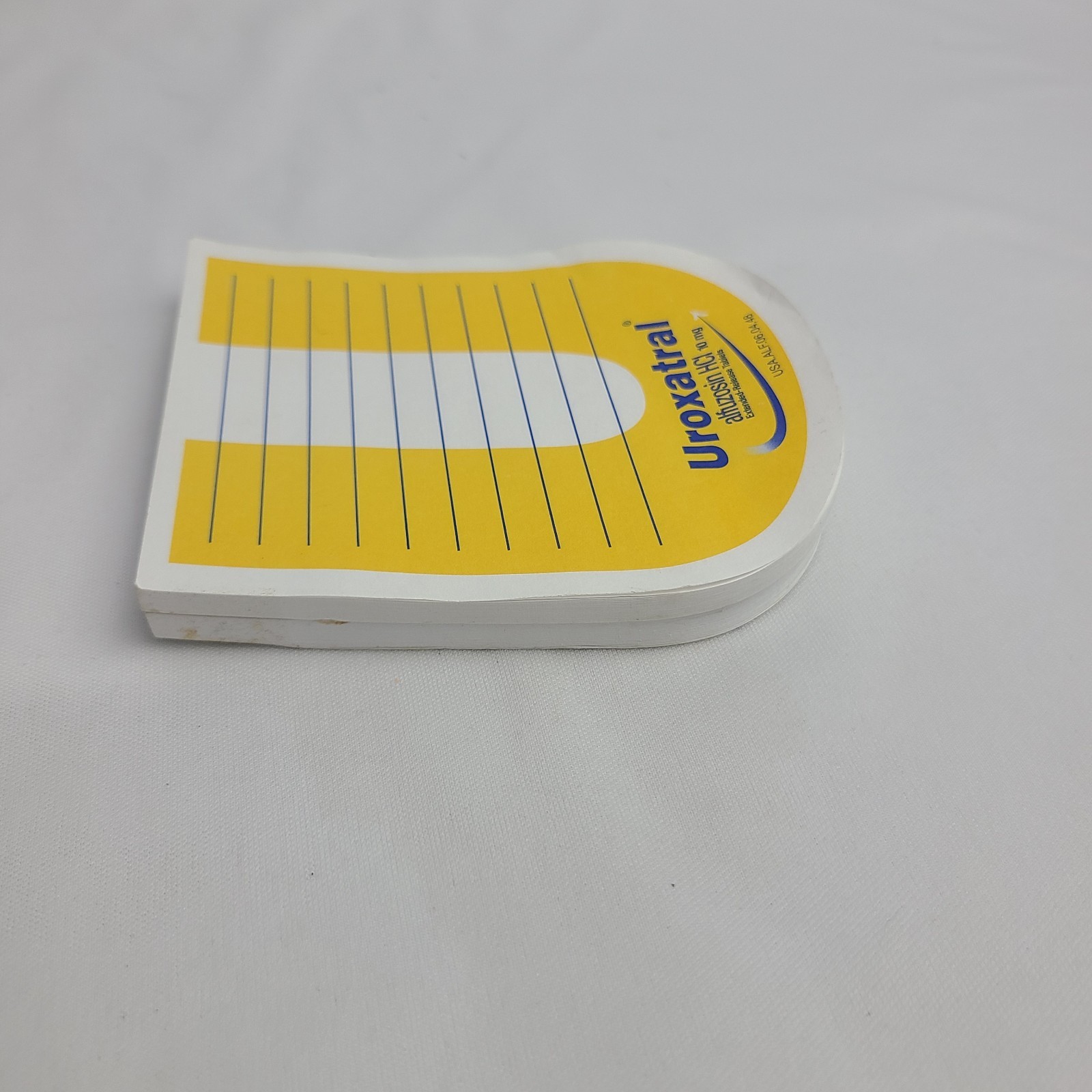 Uroxatral Post-It Note Pads Pharmaceutical Drug Rep Advertising Promo Giveaway