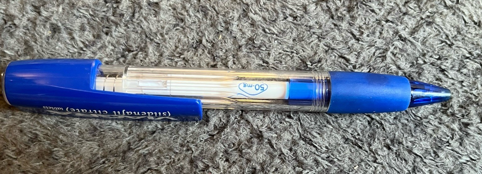 Vintage Viagra Plastic Pen Drug Rep Pharmaceutical Promo