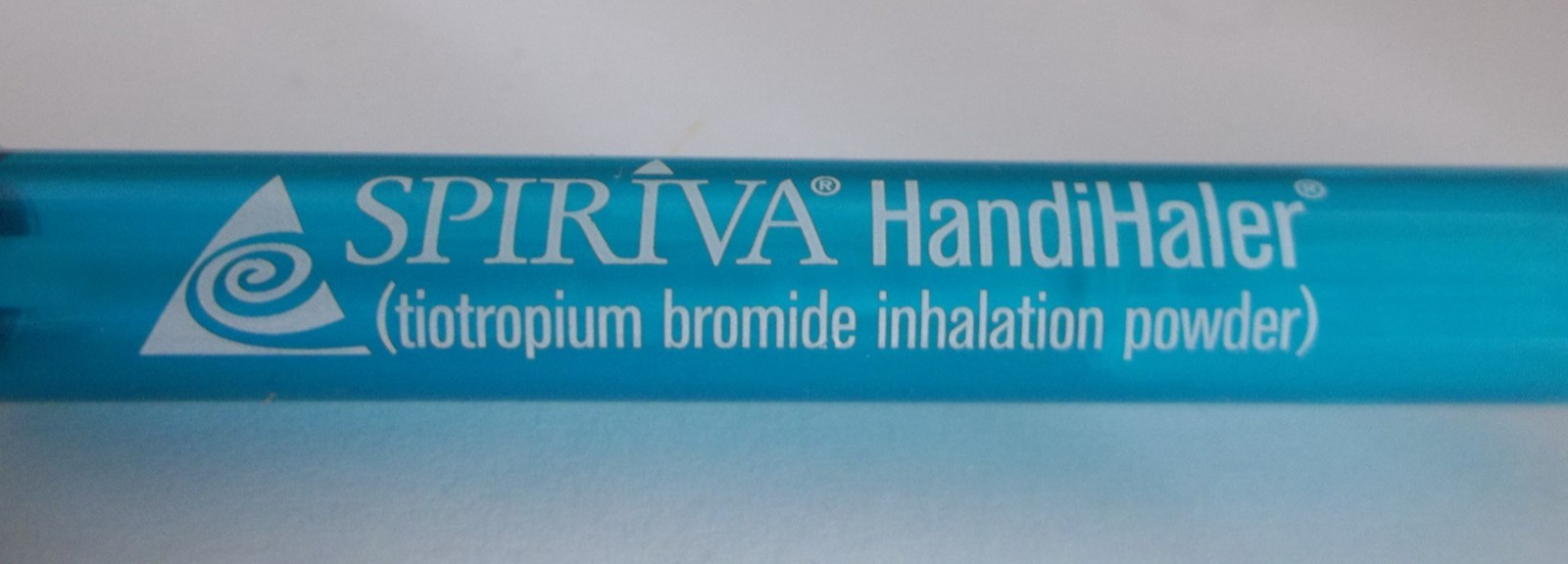 Spiriva HandiHaler Pharmaceutical Promo Pen – Tiotropium Plastic w/Rubber Grip