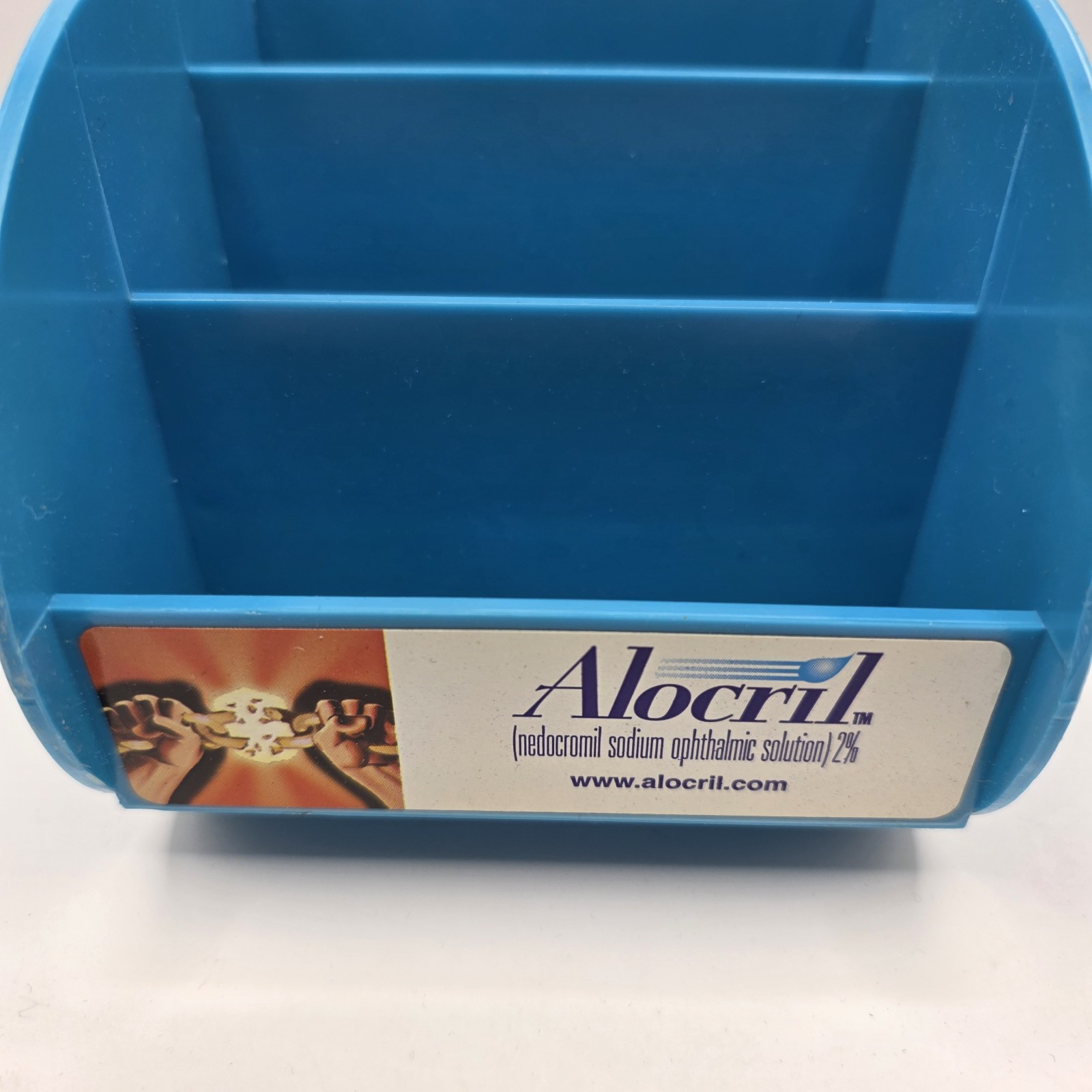 Alocril Pharmaceutical Drug Rep Collectible Card Display Tray Rare Eye Allergy