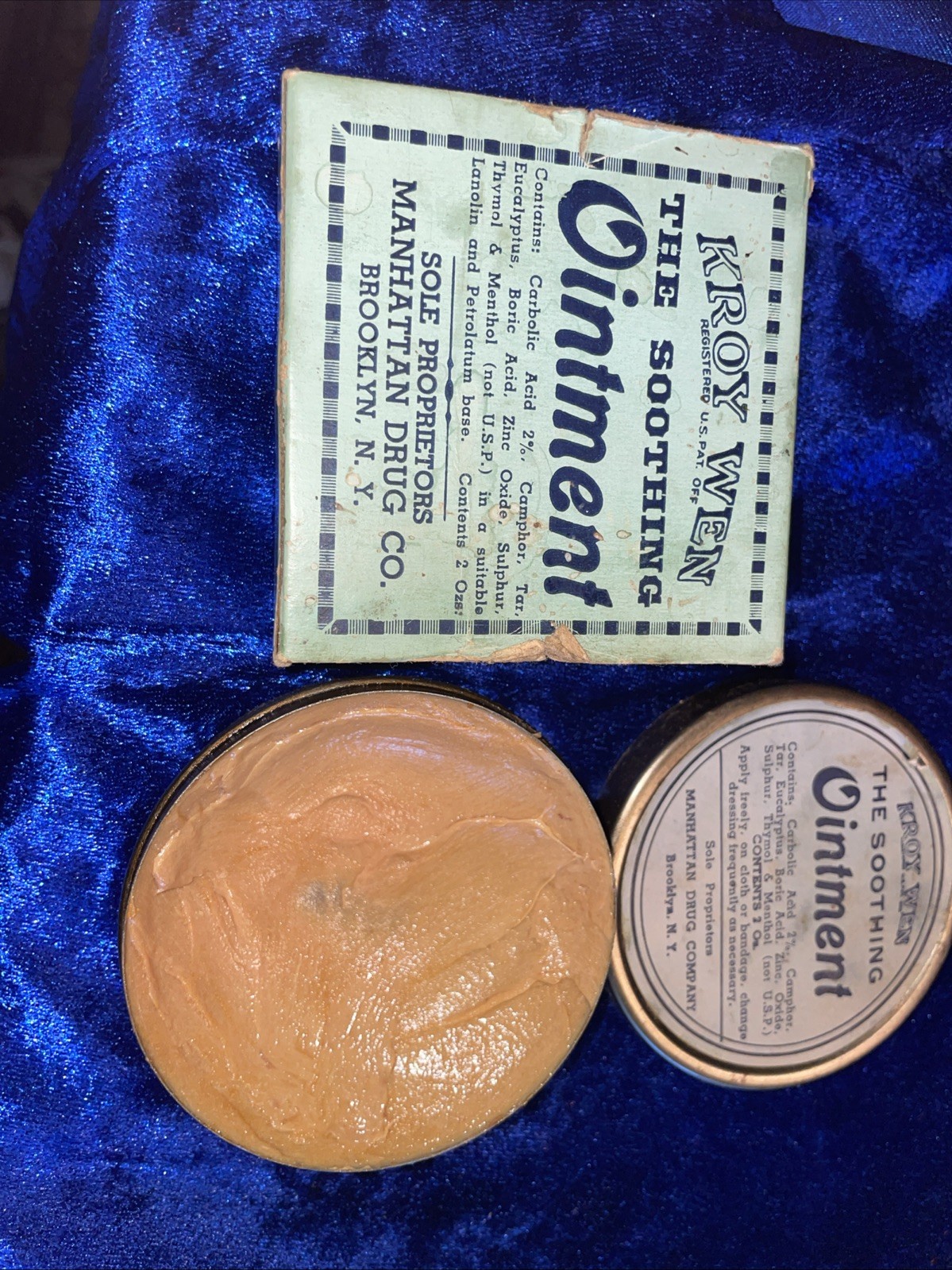 Vintage Apothecary Lot Some With Contents. Ointments Salves