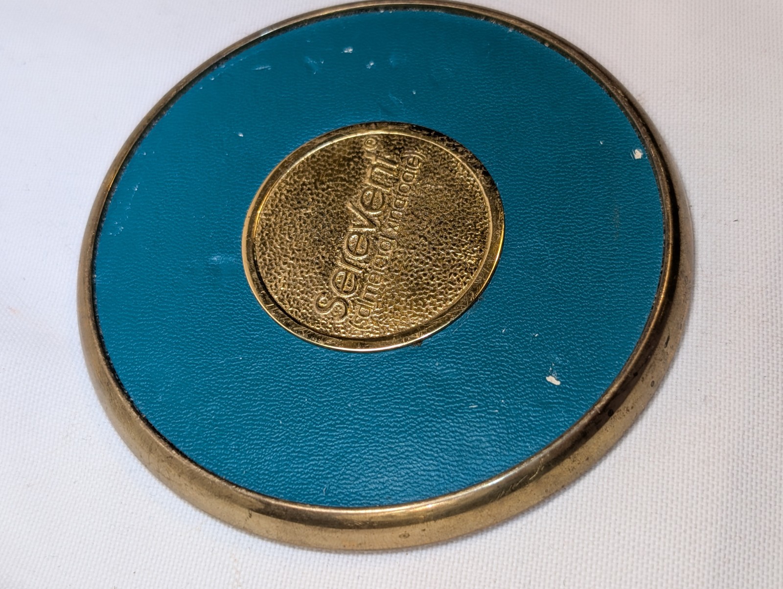 Vintage Serevent Pharmaceutical Drug Rep Promo Wine Bottle Coaster