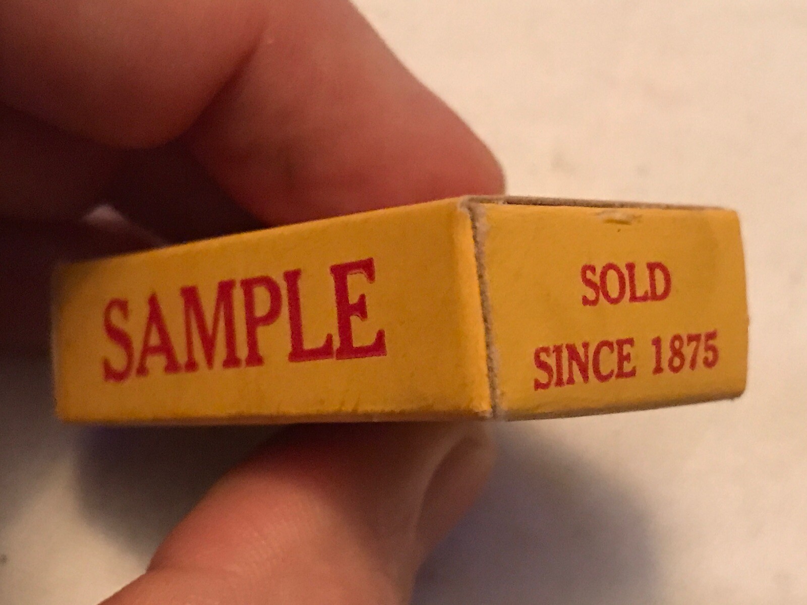 BROWNFIELD’S Little Pills Vintage SAMPLE Empty Small Box