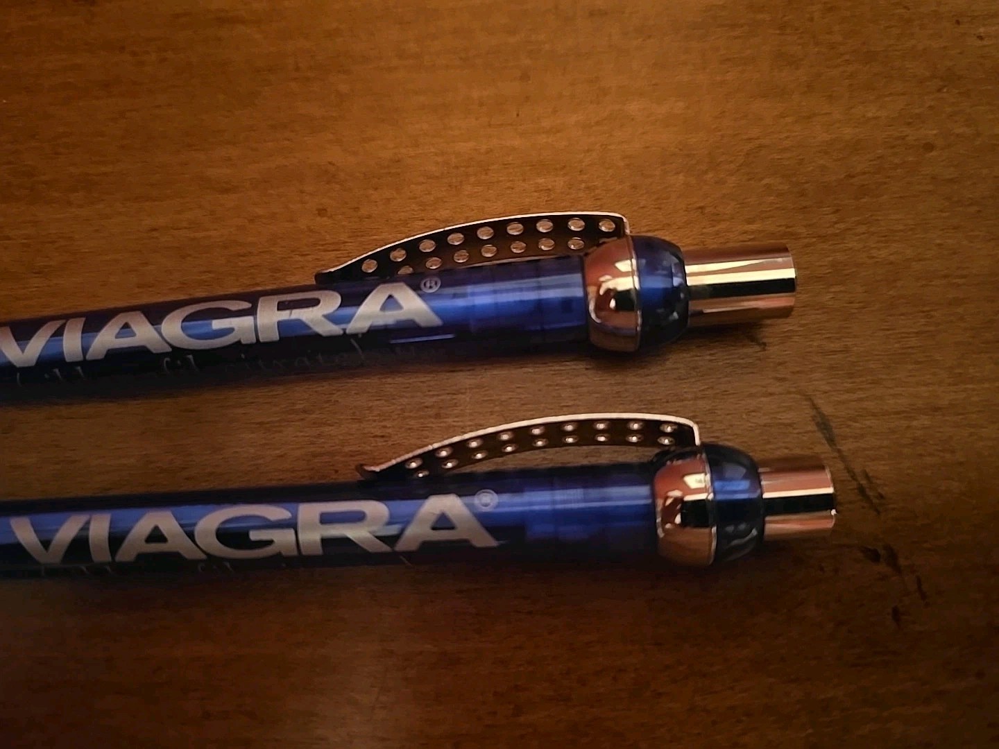 Viagra Pens Pharmaceutical Rep Promo Set Of 2 Advertising PENS Pfizer Vintage