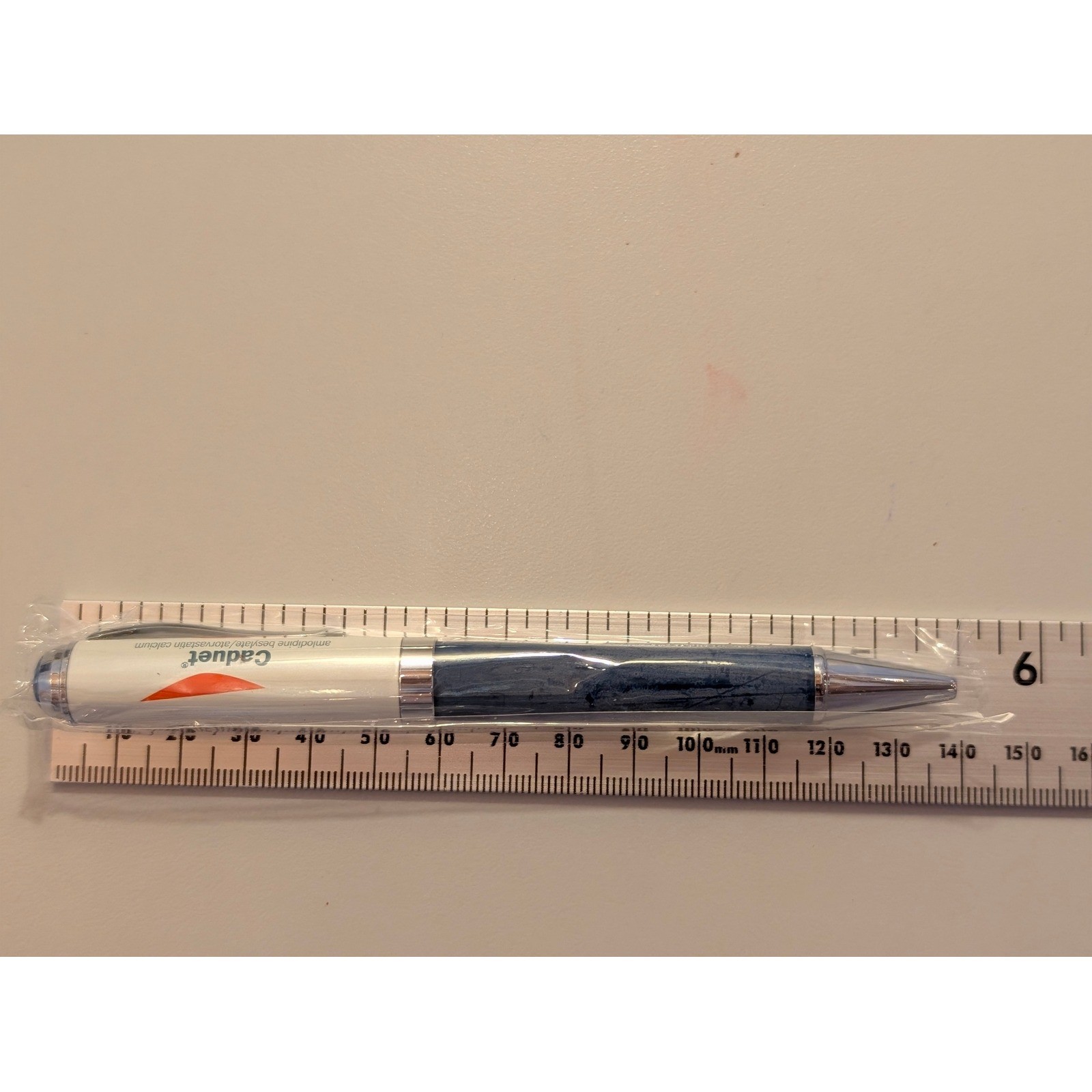 9 Caduet Lipitor Pharmaceutical Drug Rep Collectible Pens White Navy Blue Chrome