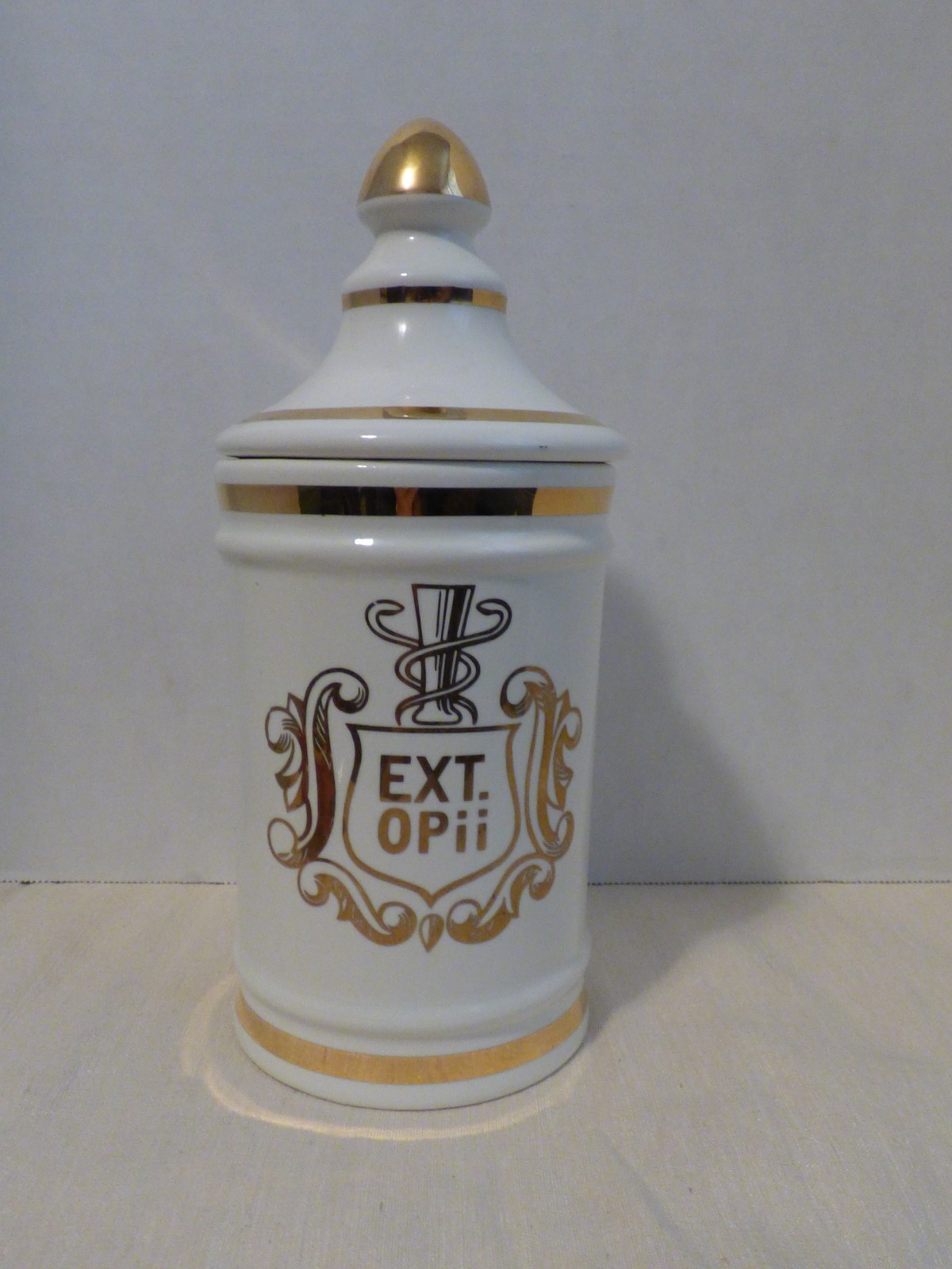 Owens Illinois EXT OPii (Opium Extract) Apothecary Jar