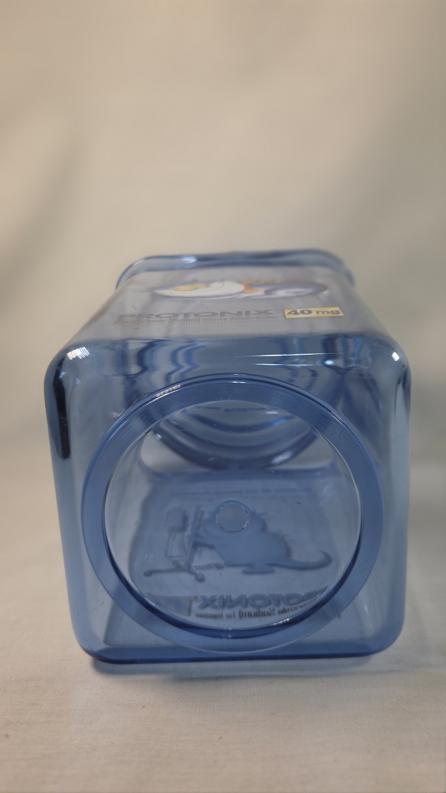 Protonix Pharmaceutical Advertising Cannister And Bean Bag Plush