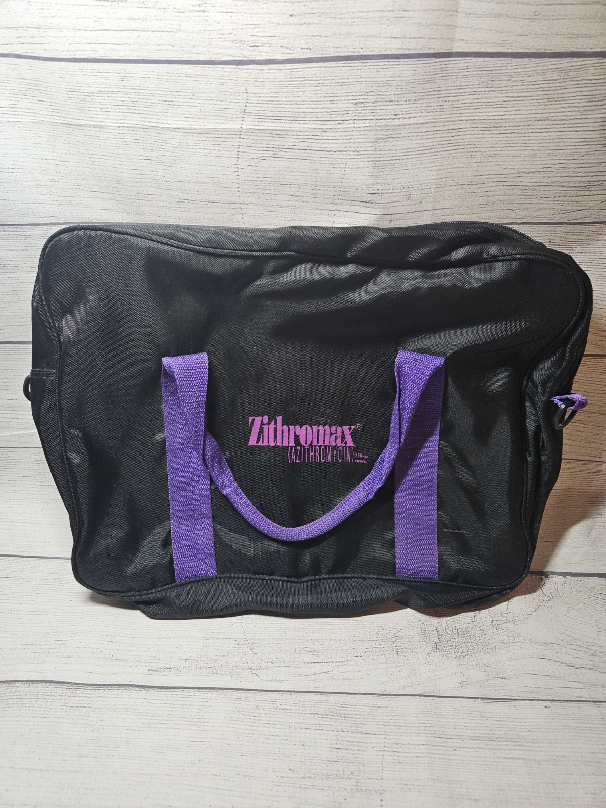 Vintage Pharmaceutical Rep Laptop Tote Bag Promo Advertising RARE