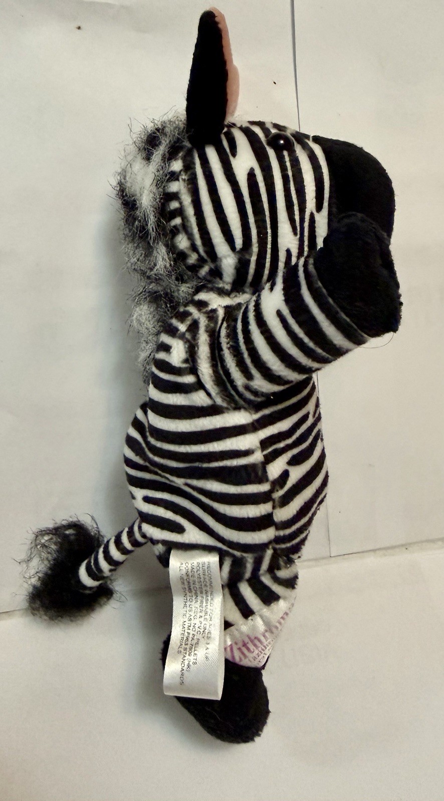 Zithro Zebra Plush Toy Drug Rep Pharmaceutical Promo Medical Advertising 1999 FS