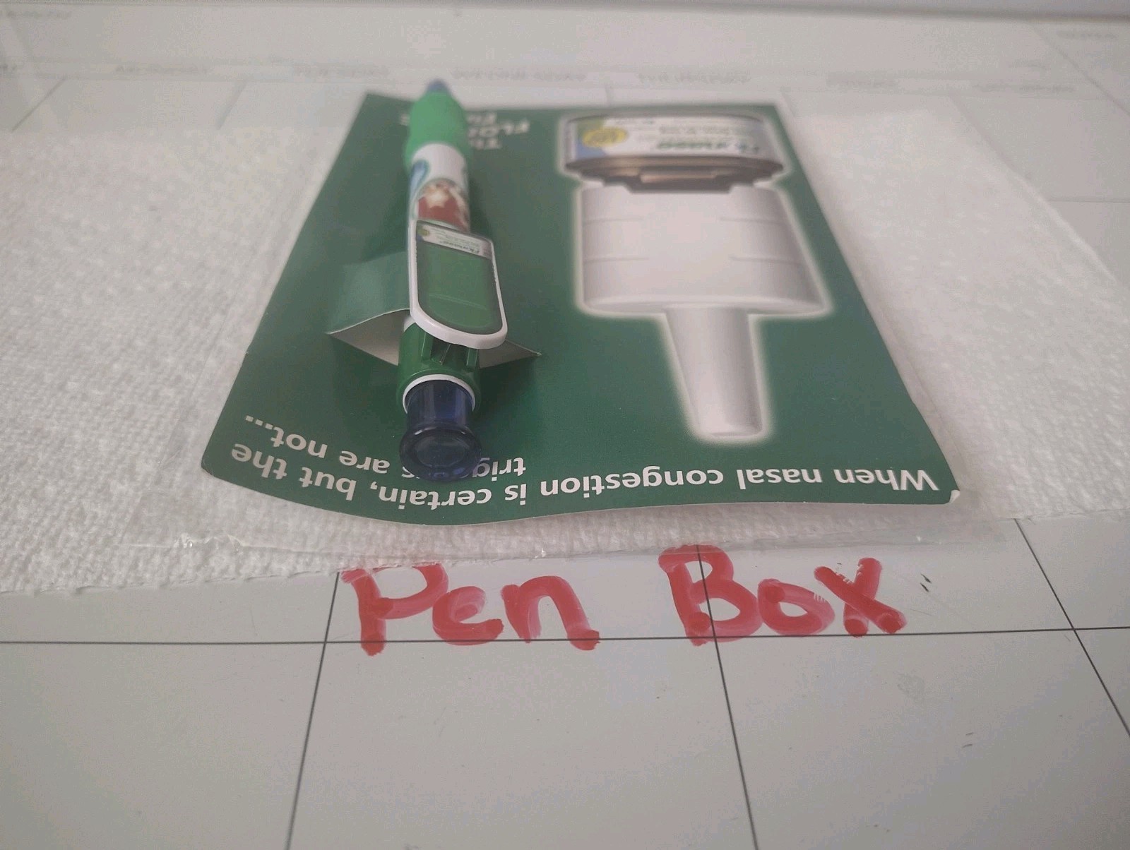 Flonase Pen – Drug Rep – Pharma Advertising – Swag – Movie Prop – New – Cat/Dog