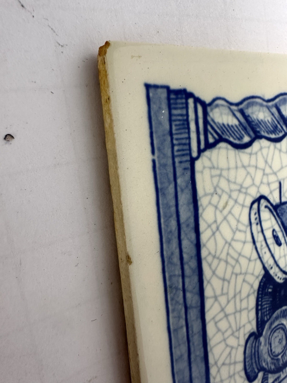 Vintage Blue Delft Tile Uroscopy Pharmacy Scholarship Program Apothecary 1 READ