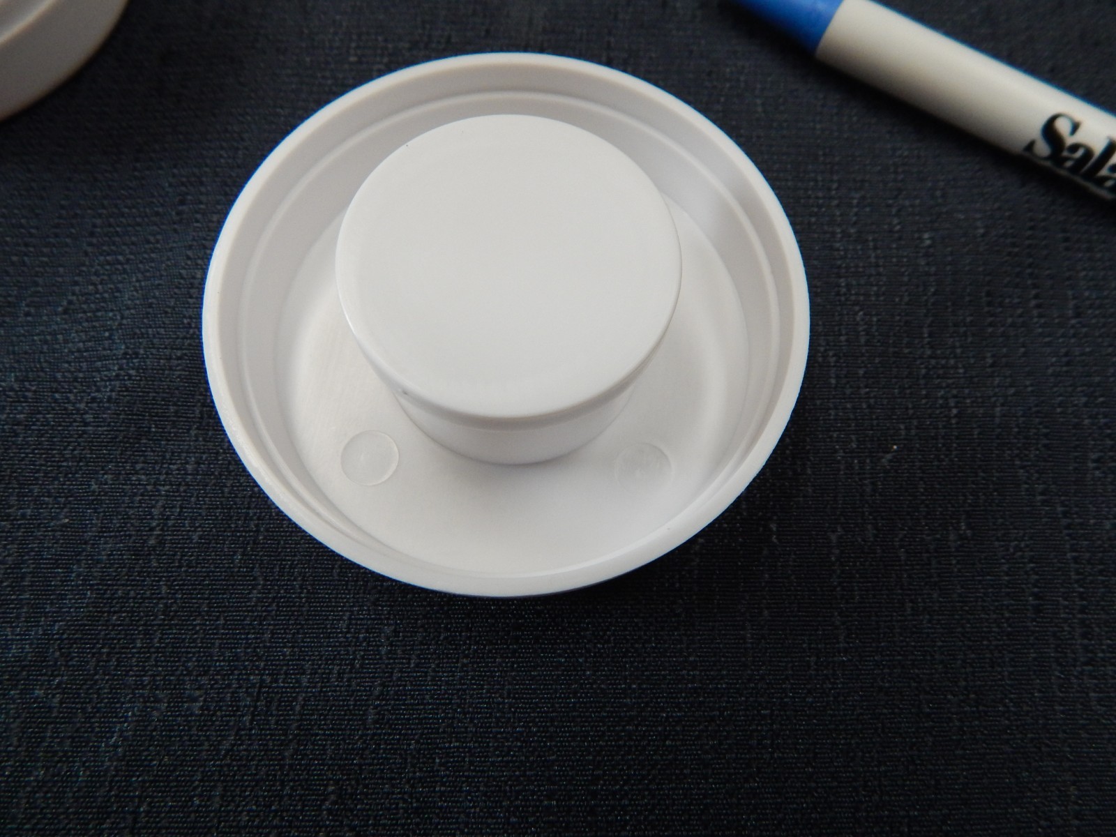 Vintage Salagen Drug Rep Pen Collapsible Cup Pill Holder & Zippered Bag 3pc set